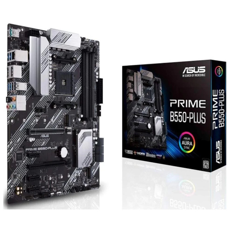Asus Prime B550-PLUS - DDR4 AM4 AMD Motherboard - اللوحة الأم